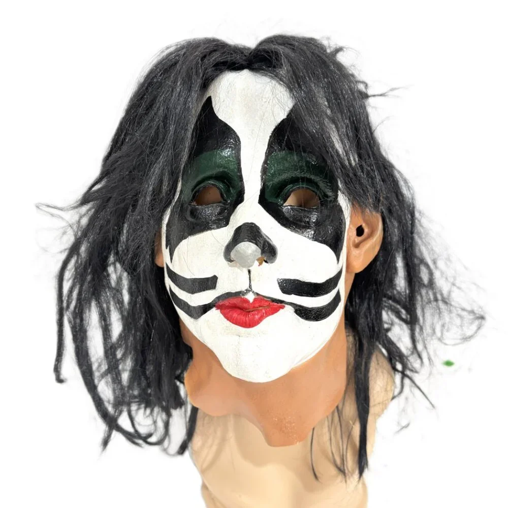 Vtg 1996 Paper Magic Group Peter Criss Catman KISS  Rubber Mask NWOT